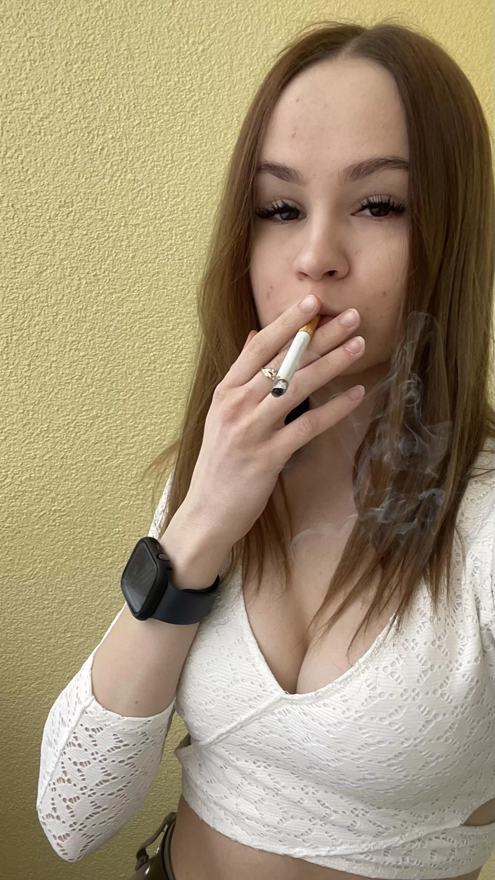 Ciggie and my titties