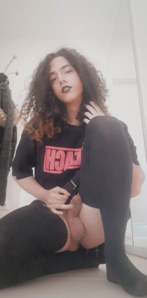 Do you want a piece of my sissy girlcock? 😝