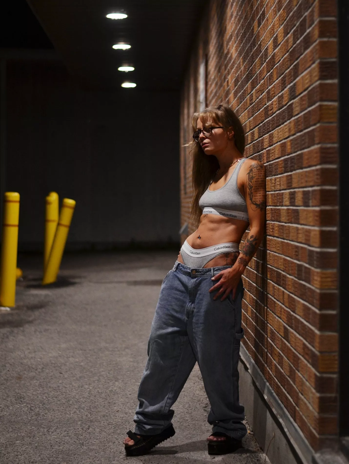 Flexing my muscles, taking on the night