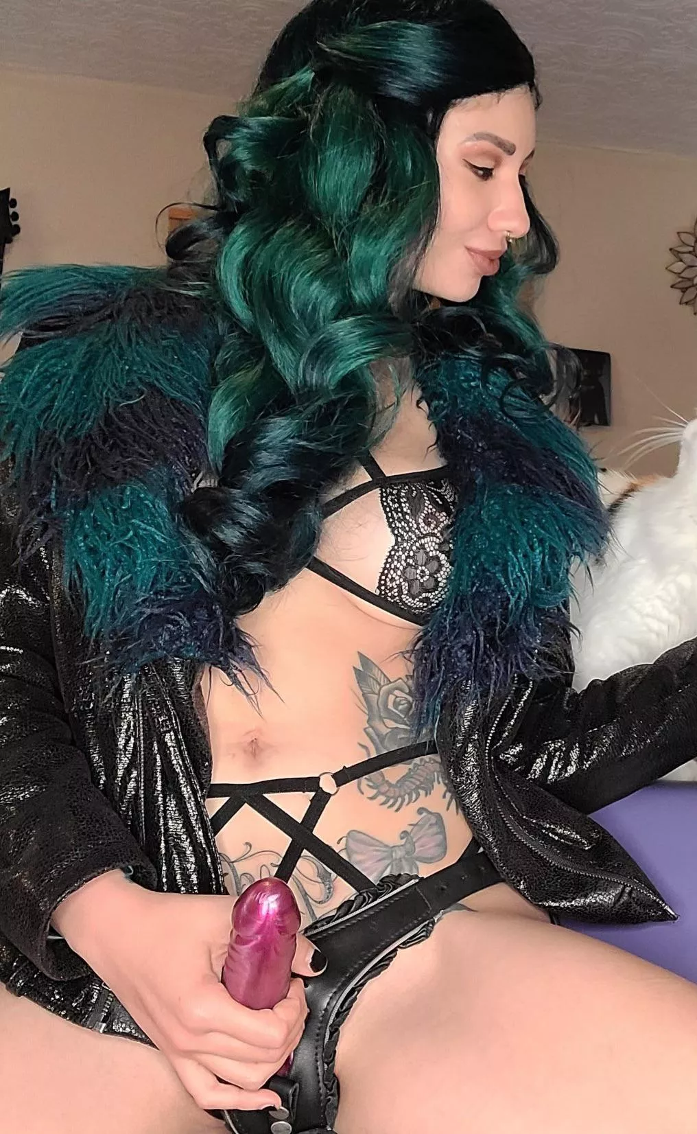 Get up from there and come sit on my lap