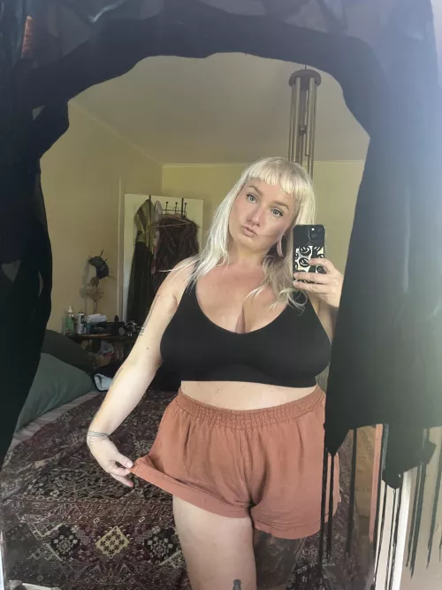 Getting my clothes back on for school pick up. Meh.