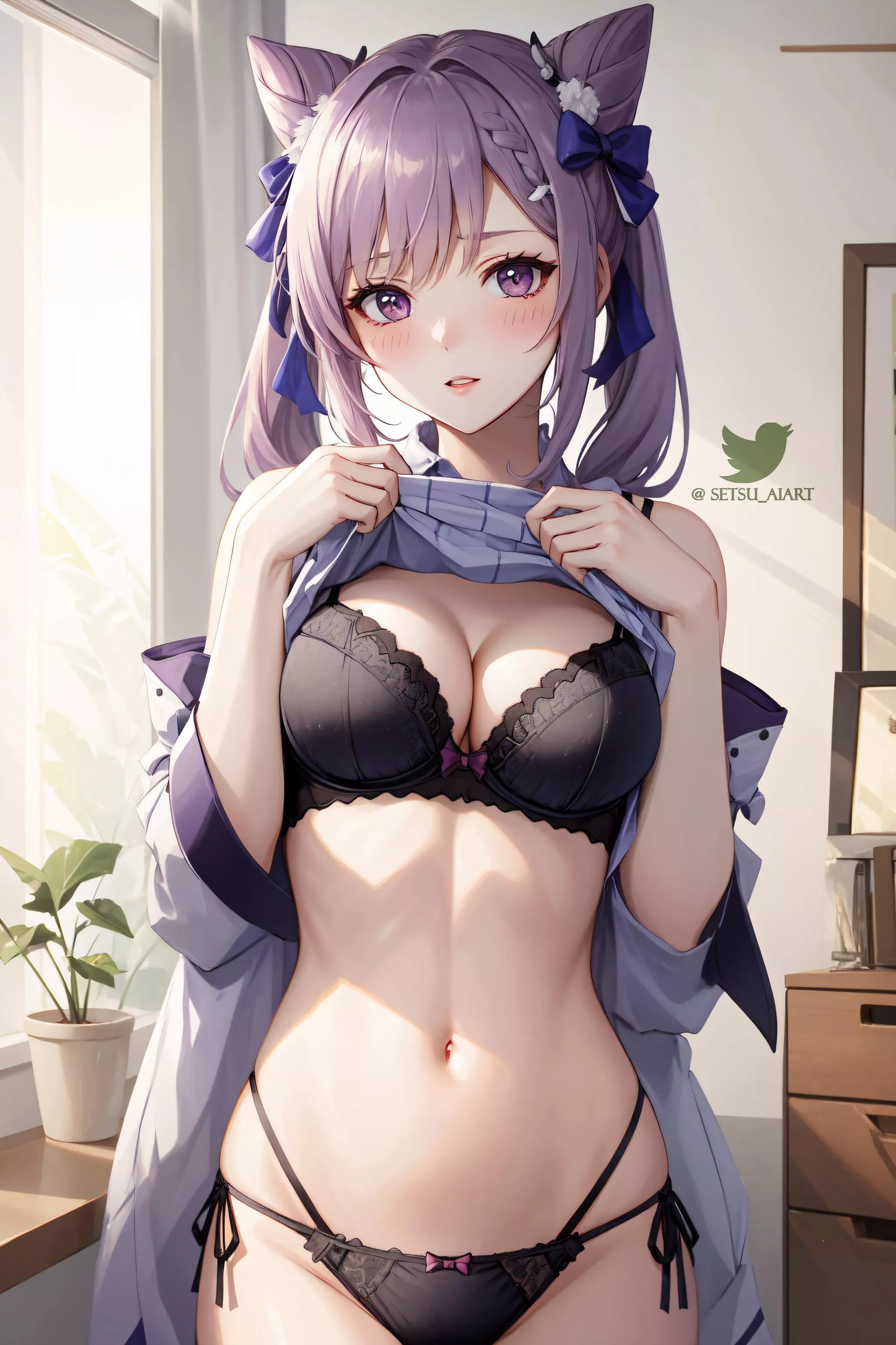 Just a Cute Keqing (Genshin)