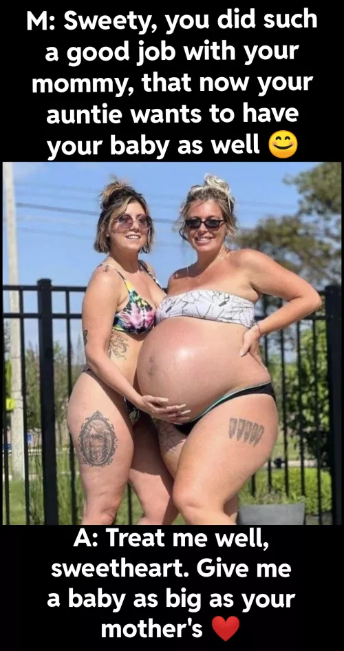 [M/S+Aunt] Sisters always desire the same thing 😏