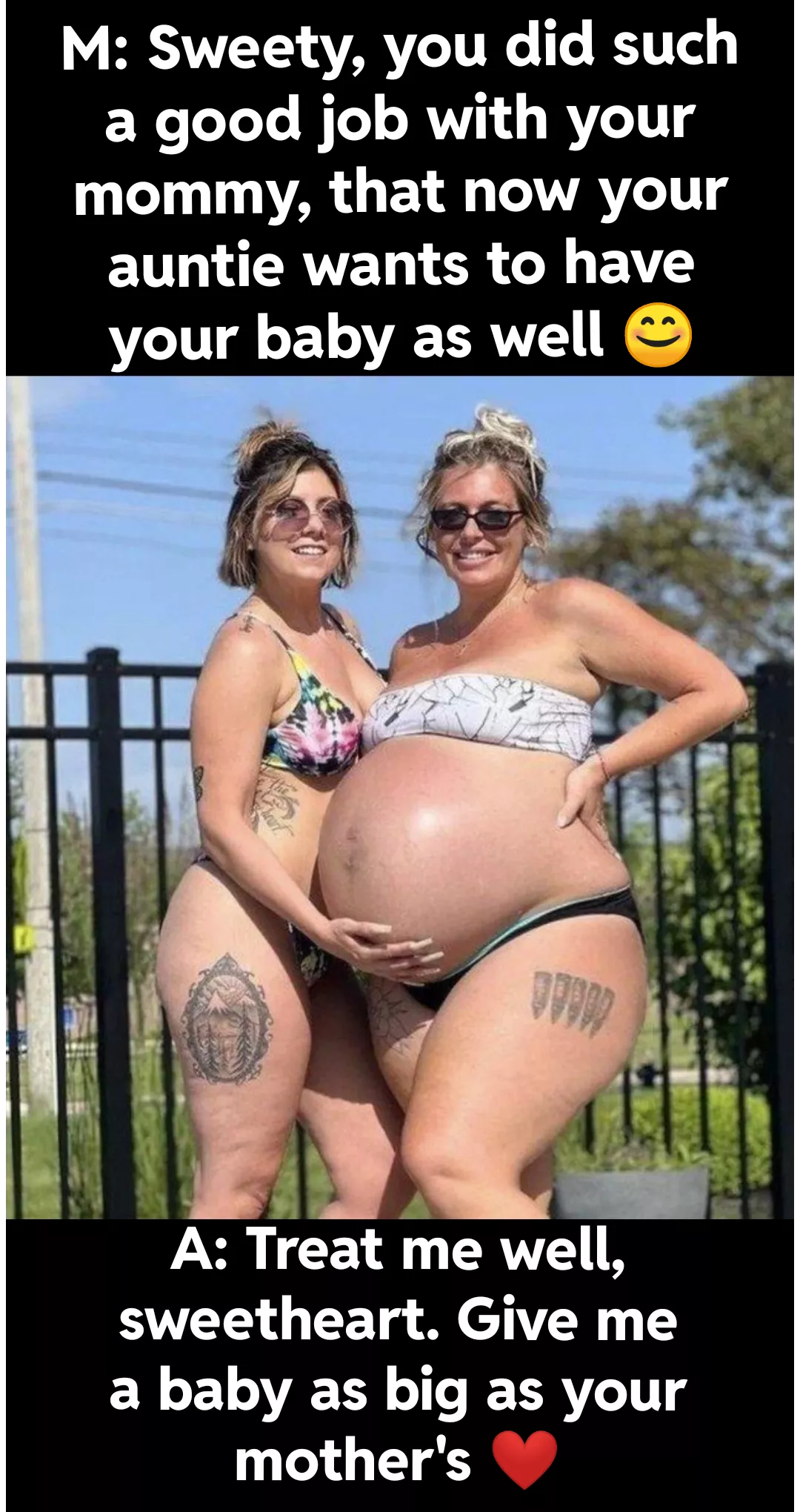 [M/S+Aunt] Sisters always desire the same thing 😏