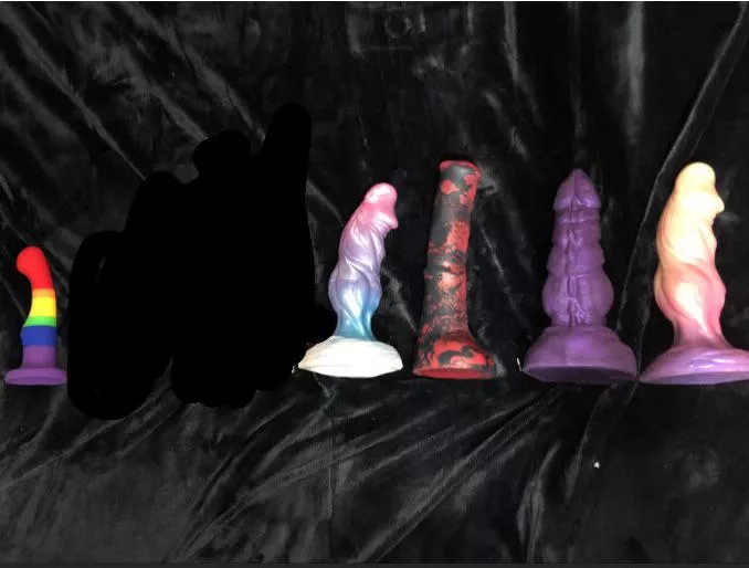 My current collection. Censored toys I would never promote