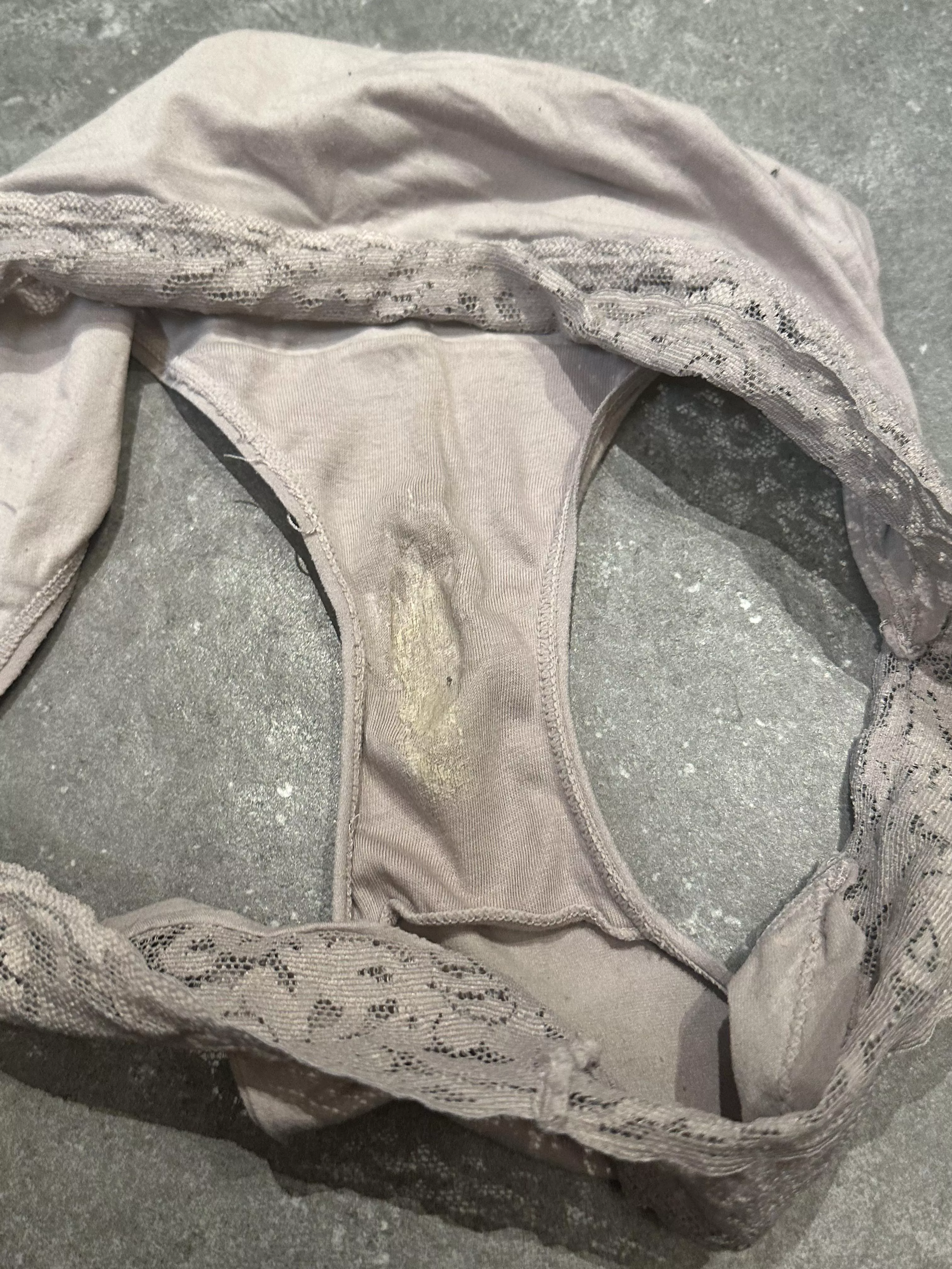 My wife's wet panties