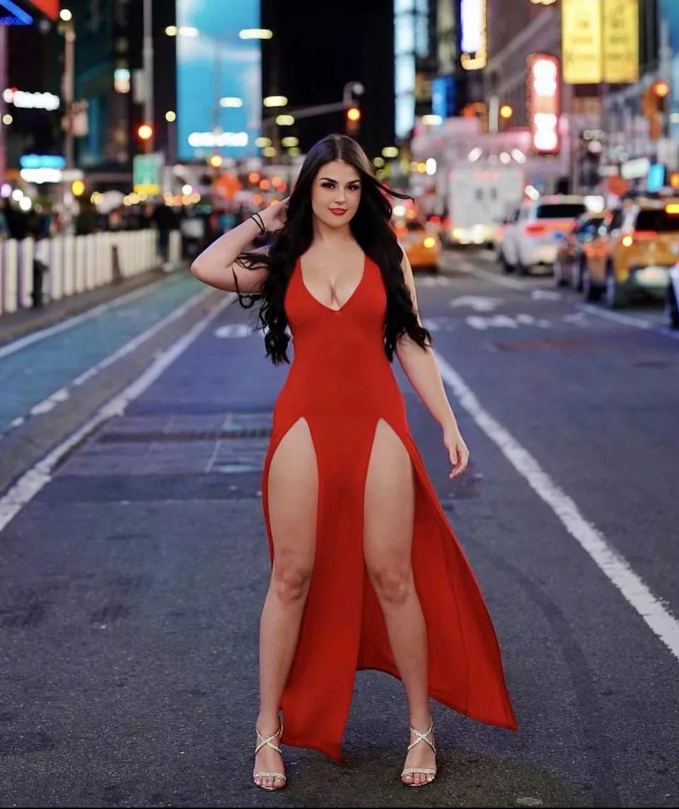 Red dress