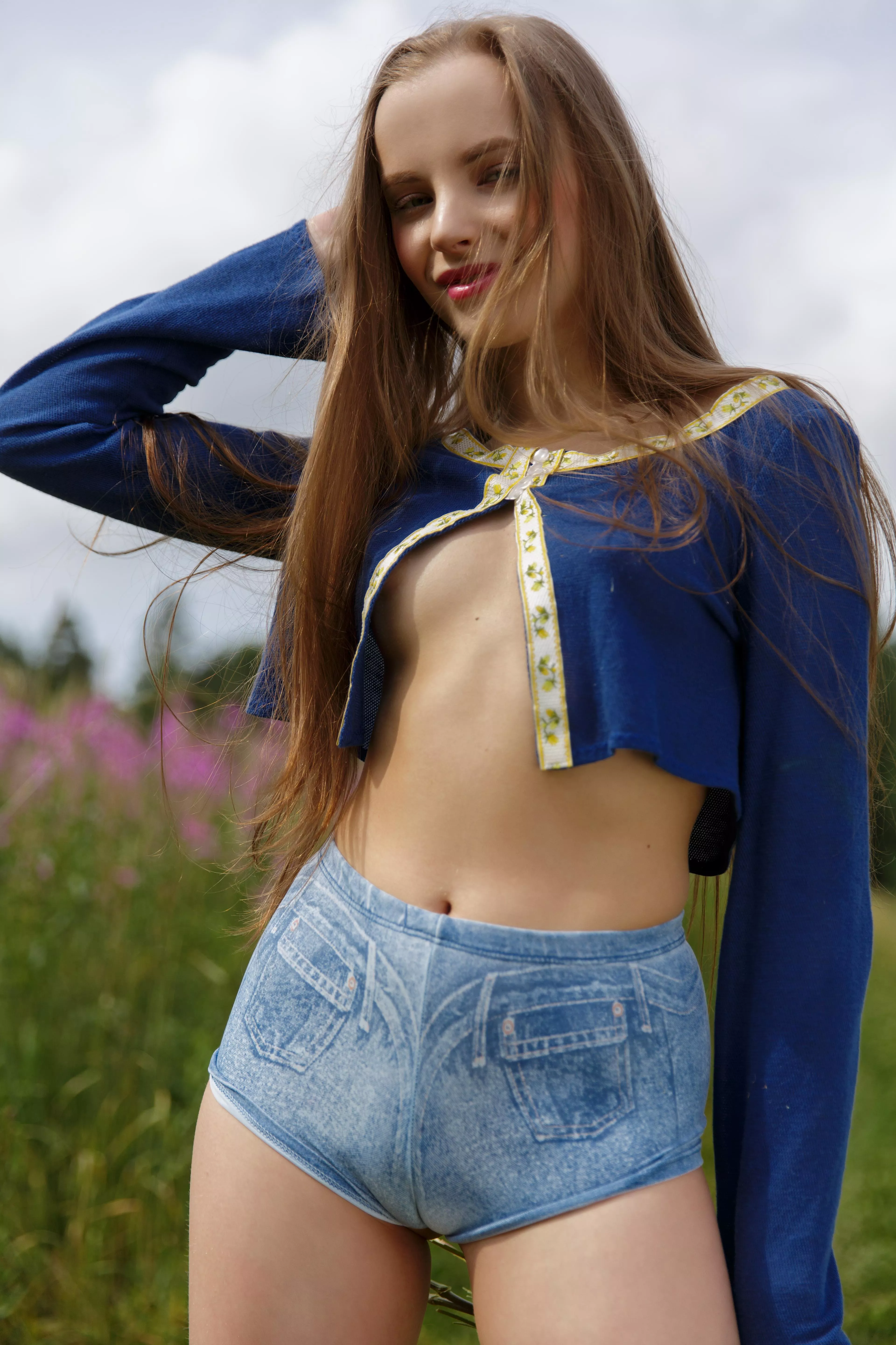 short shorts in summer