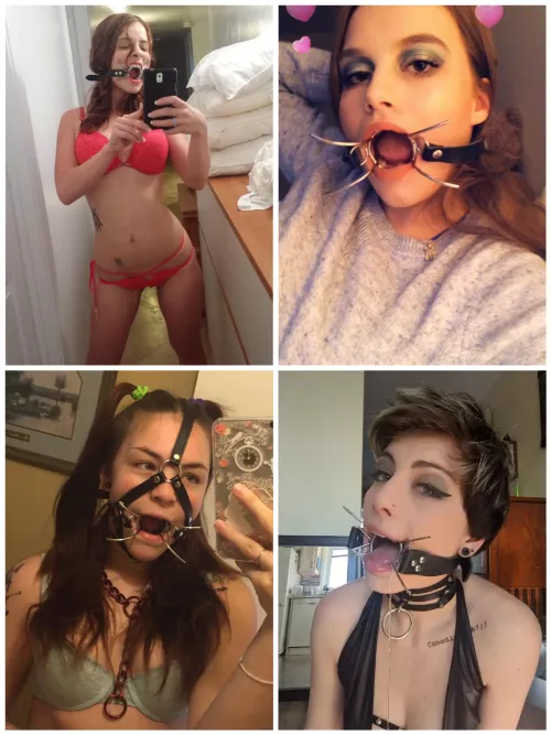 Spider gag selfies [xpost /r/gagged]