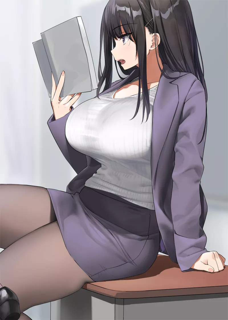 Teacher's thigh squish