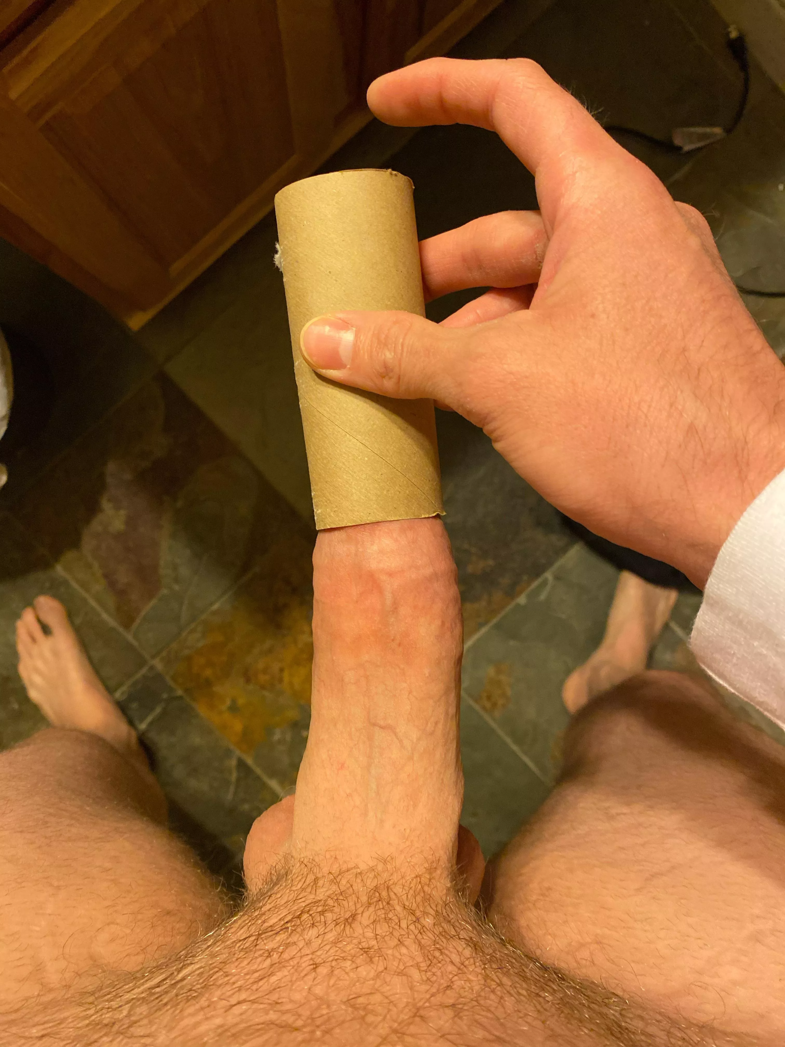 Thicker than a toilet paper roll