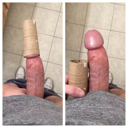 think my cock will fit in this?