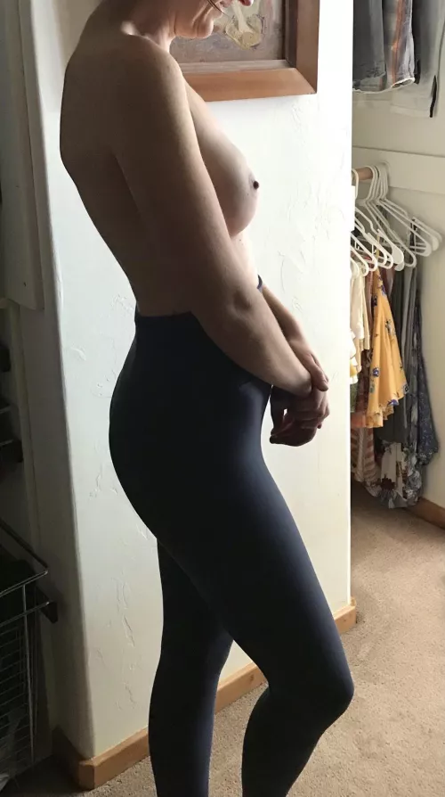 Topless in the closet