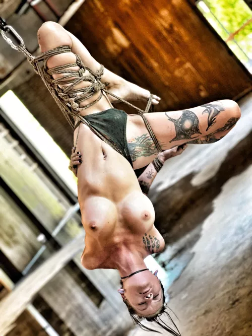 When your tied up at school.