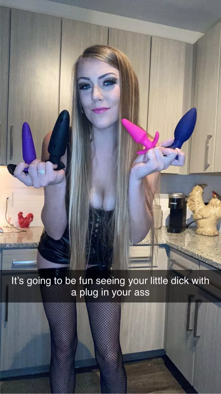 Which plug do you want in your ass the most slut? [domme]