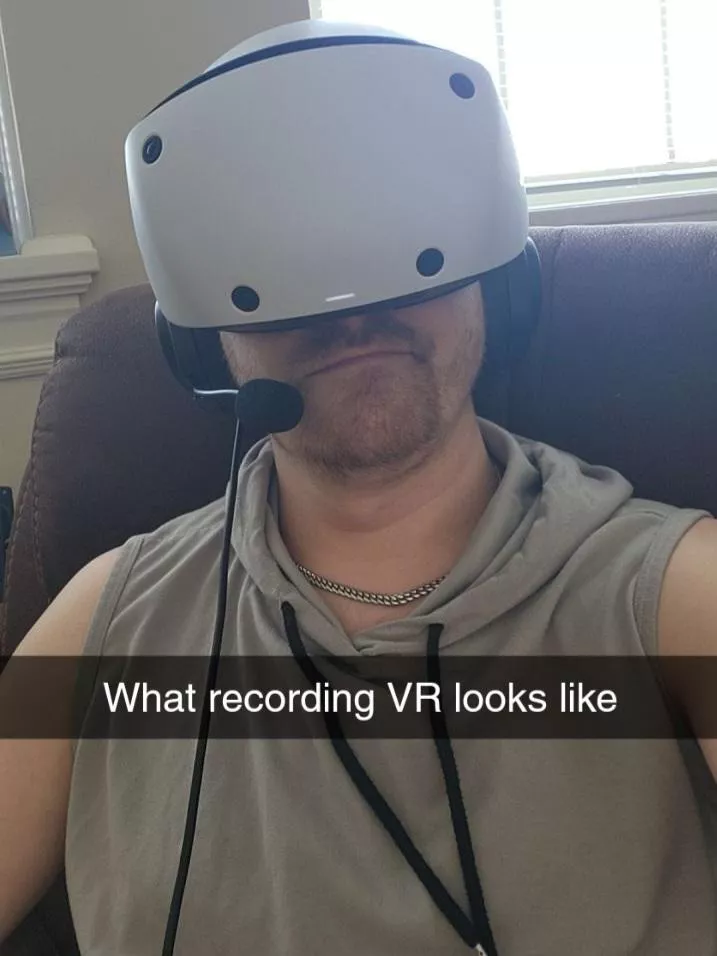 With eye tracking, horror games are very stressful... I scream a lot 😅