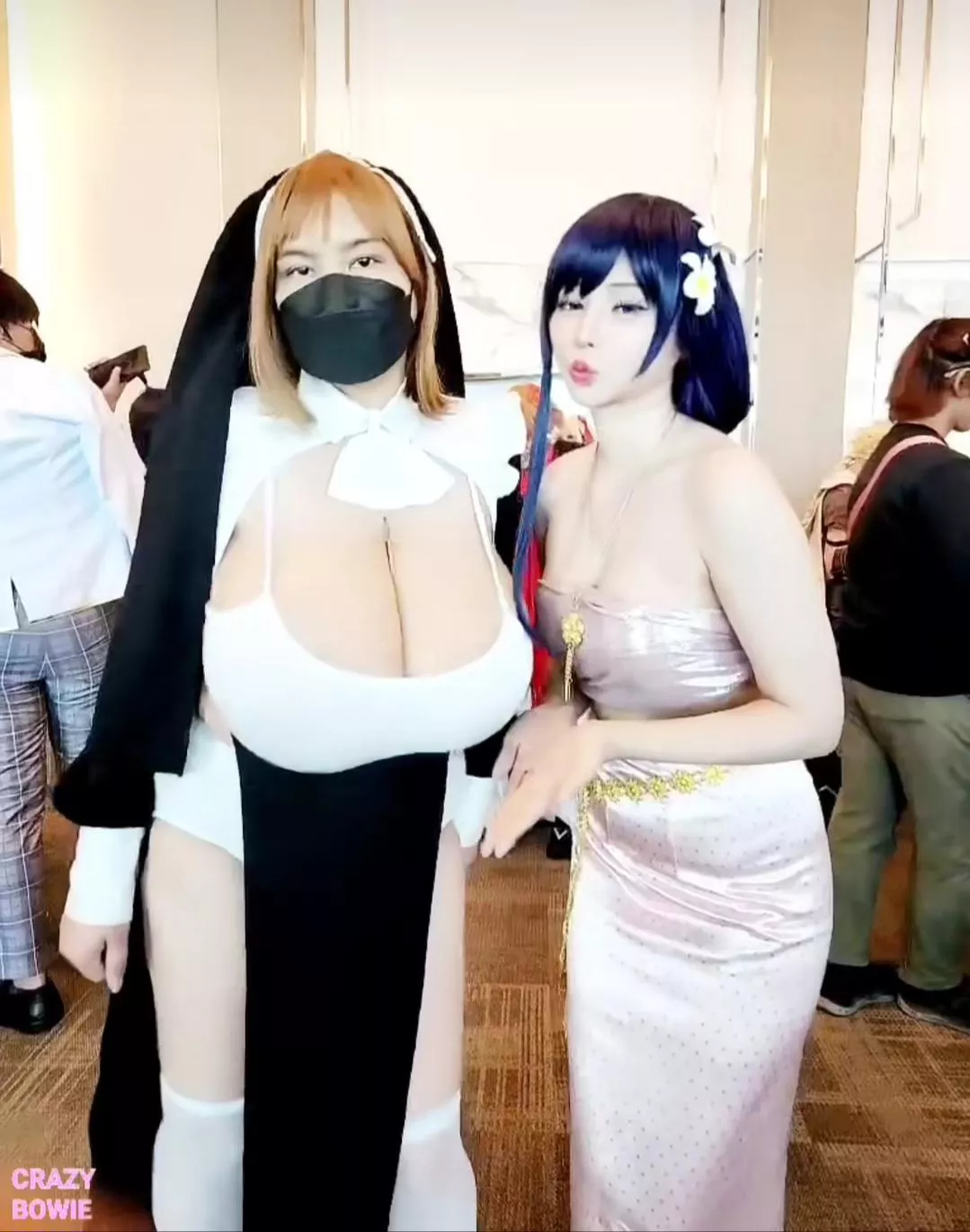 You can tell she wants to grab them.
