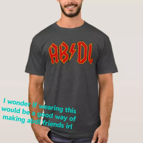 Anyone worn abdl shirts in public? If so, how did it go? Did people only into kink understand it?