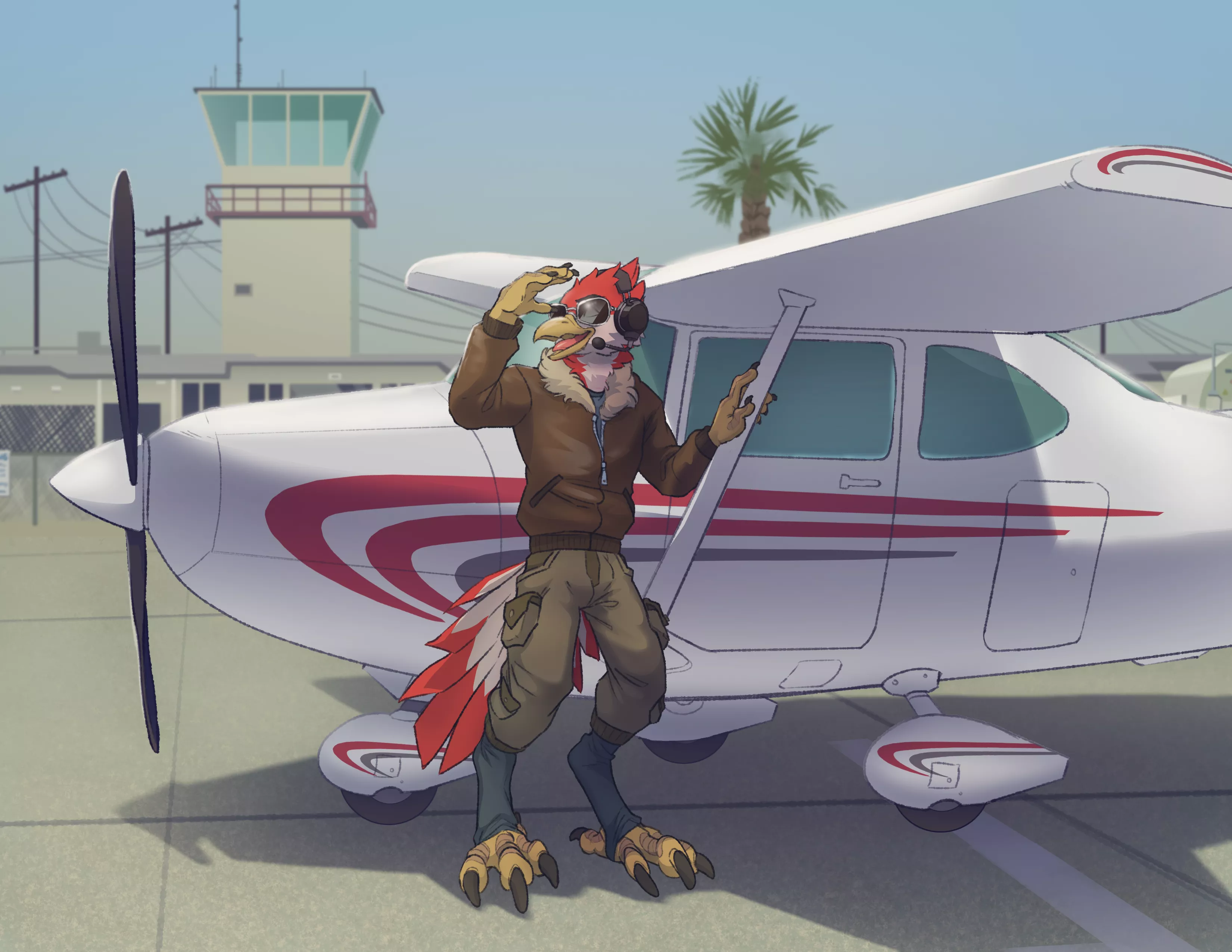 Aviation is for Birbs (Art by me / OtherWords)
