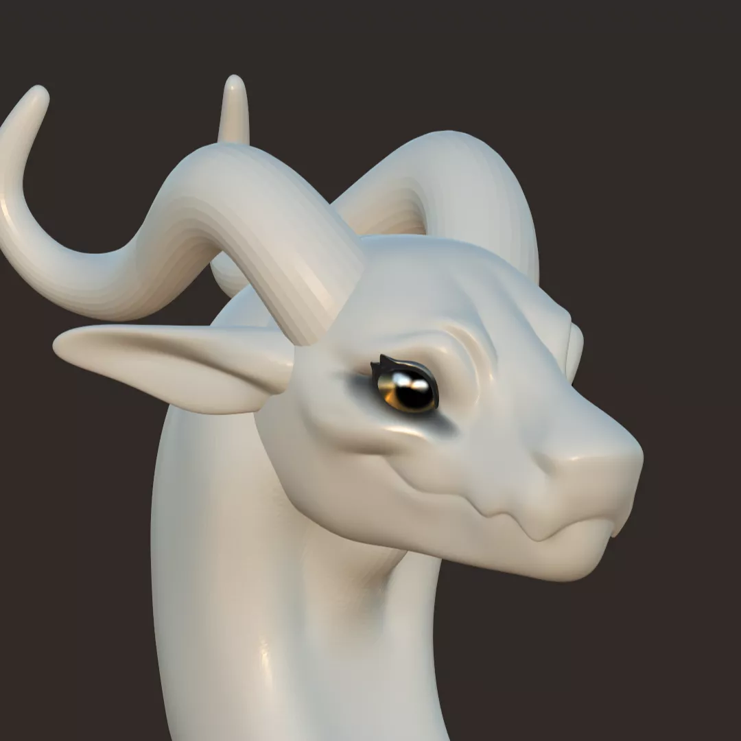 Dragon bust wip! -art by me