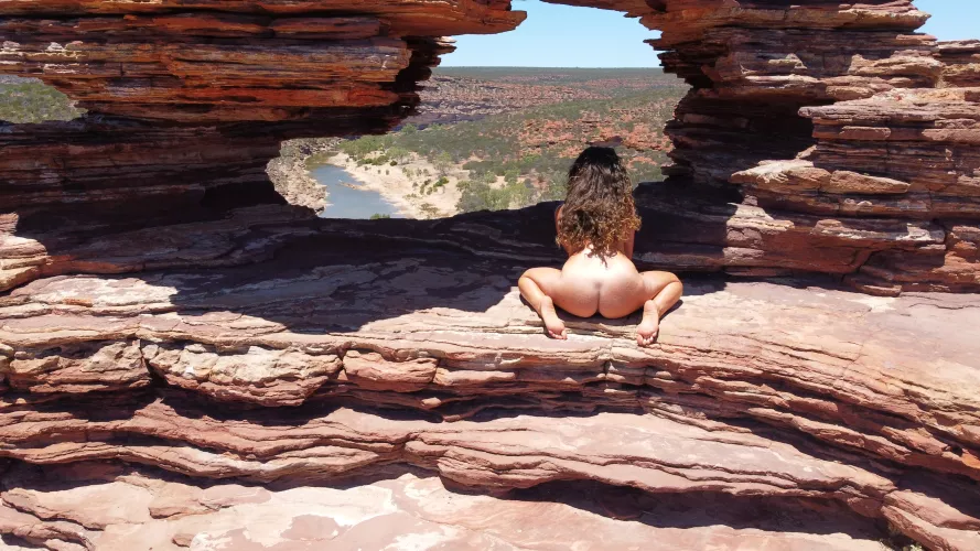 Enjoying the view on one of my hikes