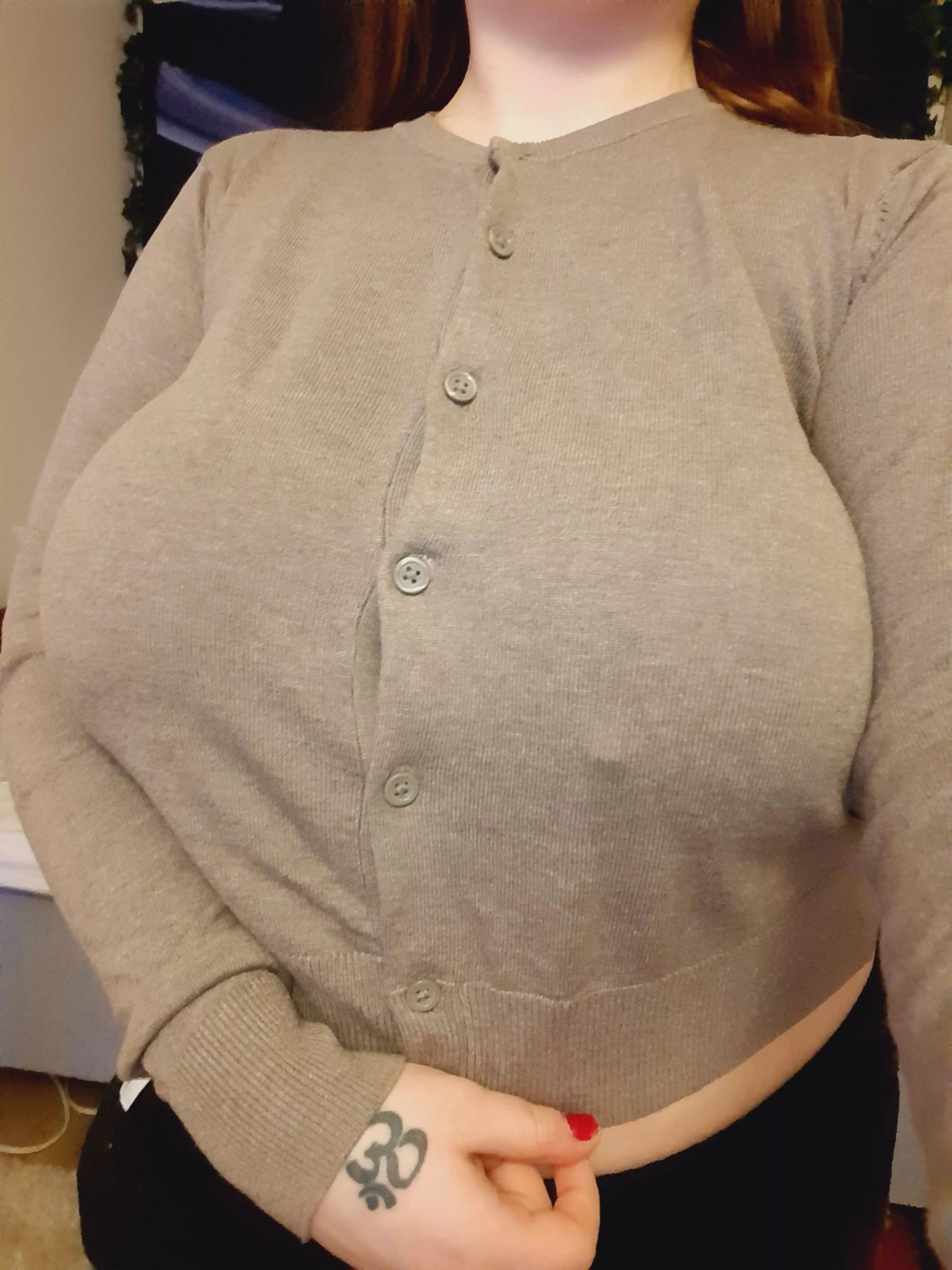 Hard nipples coming through