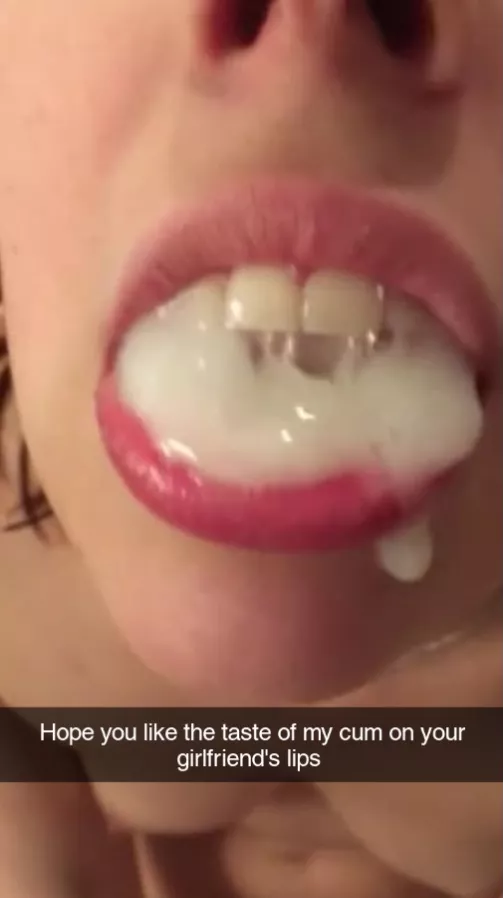 I hope you like the taste of cum