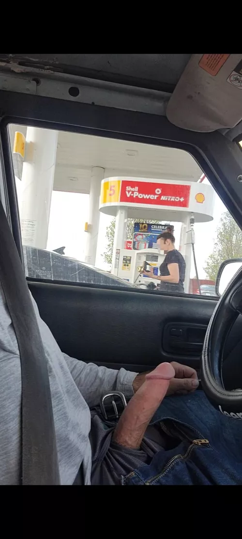 I'd be happy to fill you up ANYWHERE, ANYTIME!! Even if we get caught!!