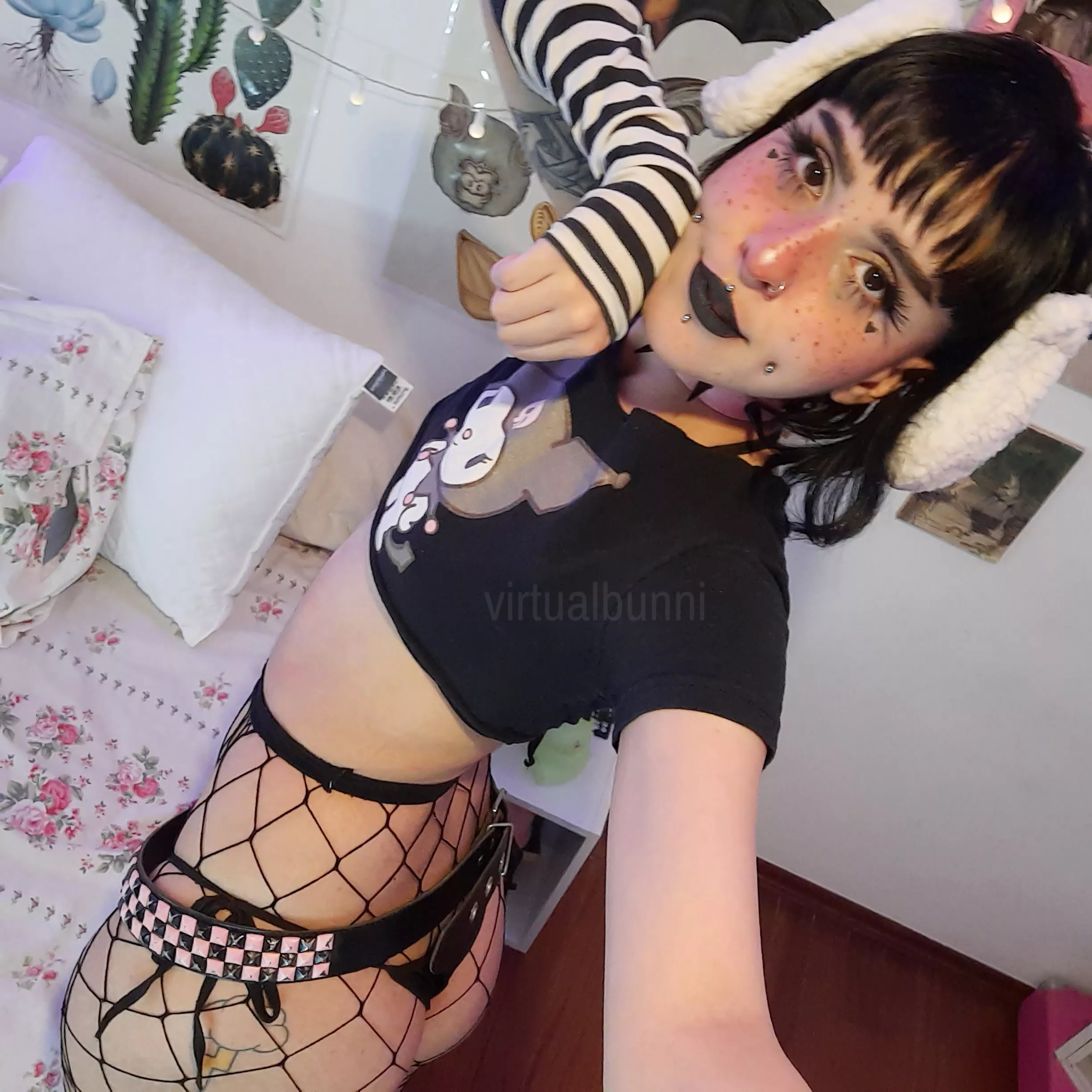 just a needy goth cutie looking for something hard to sit on