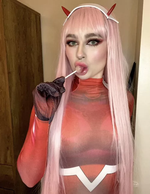 Just me in my Zero Two cosplay