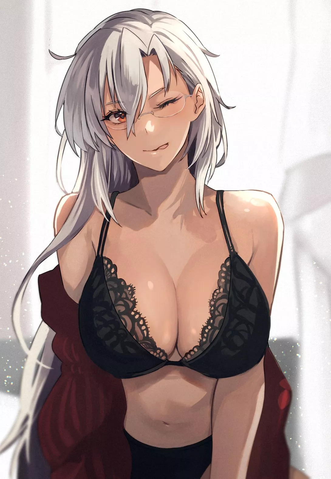 Musashi is ready for tonight [Kancolle]