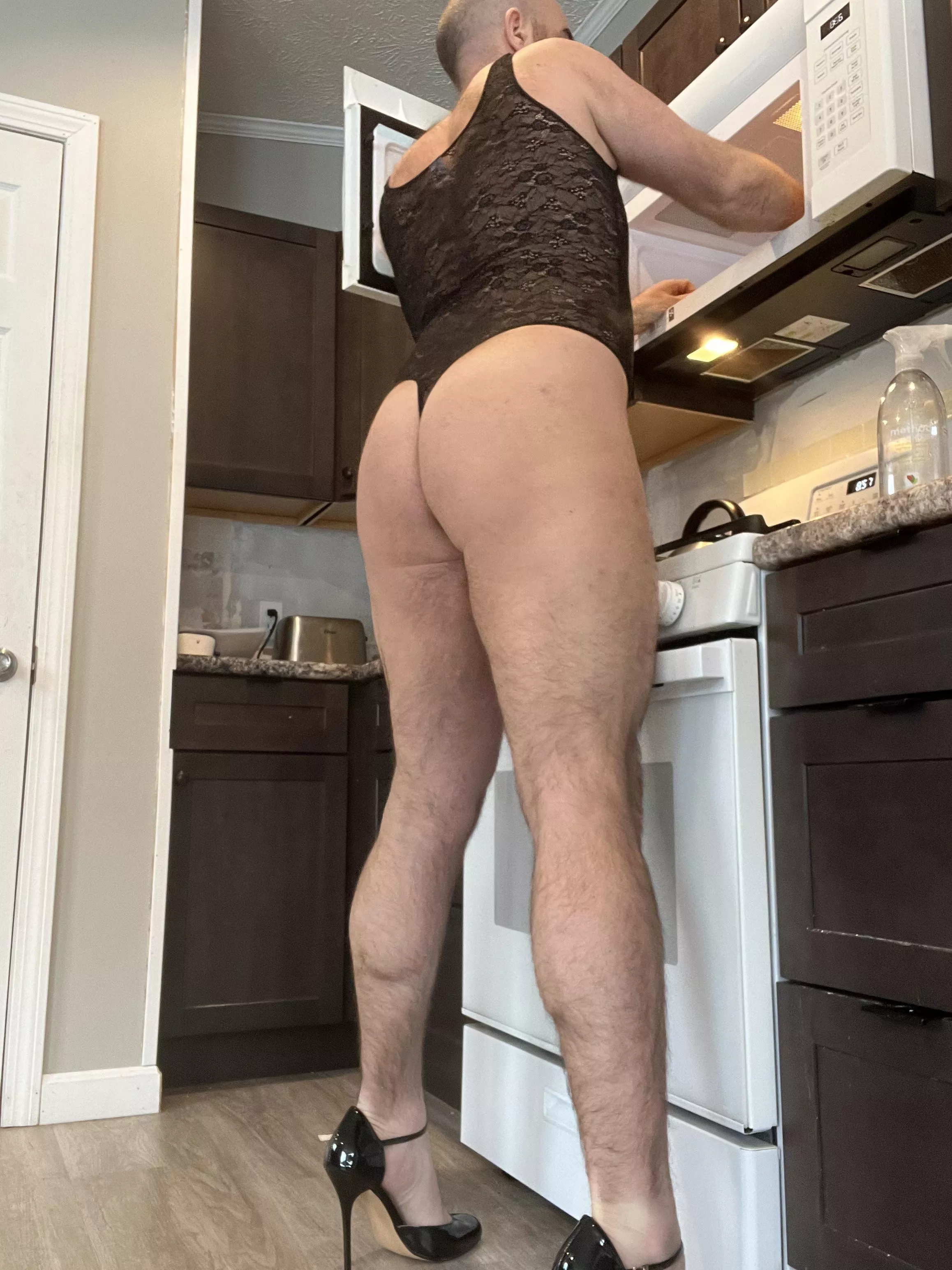 My partner demands I do the chores in heels and lace.
