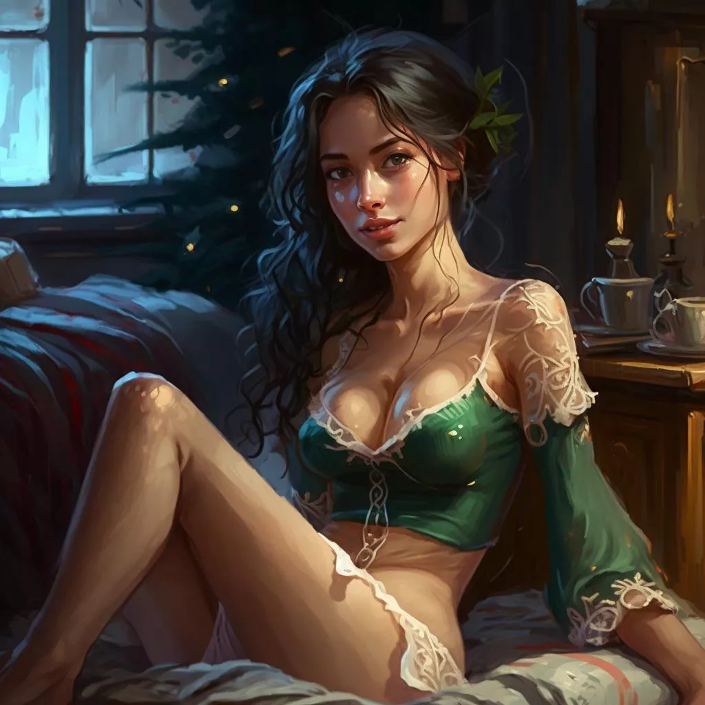 My Shy Elf being seductive