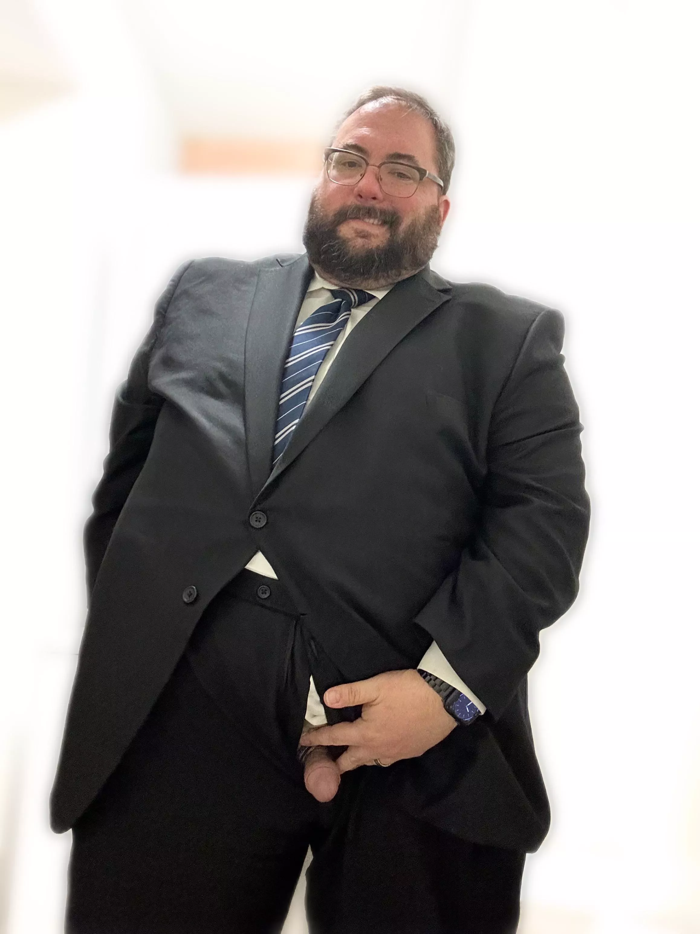 The suit comes off when you go down…