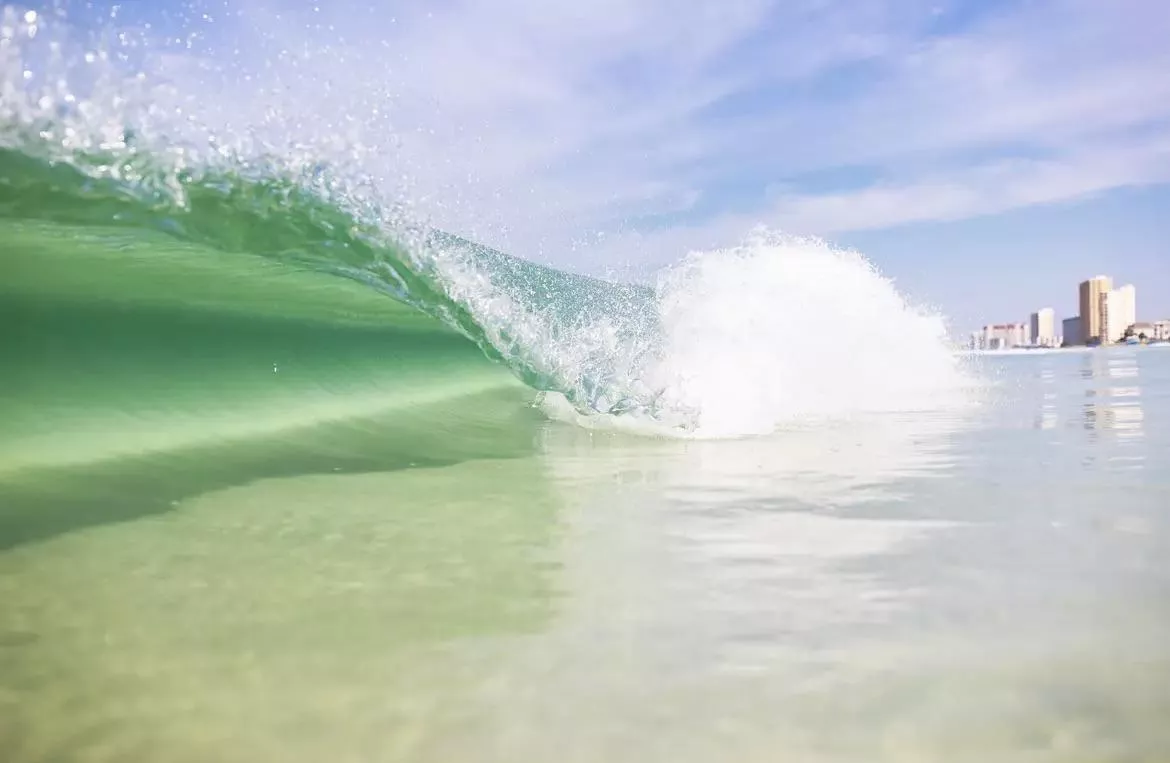 This is why they call it the emerald coast 🌊