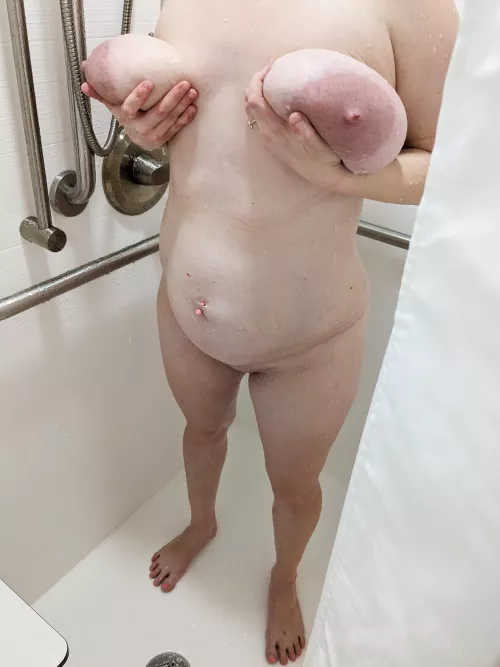 Vacation shower for the win.