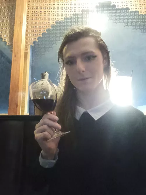 Went out fem with some friends