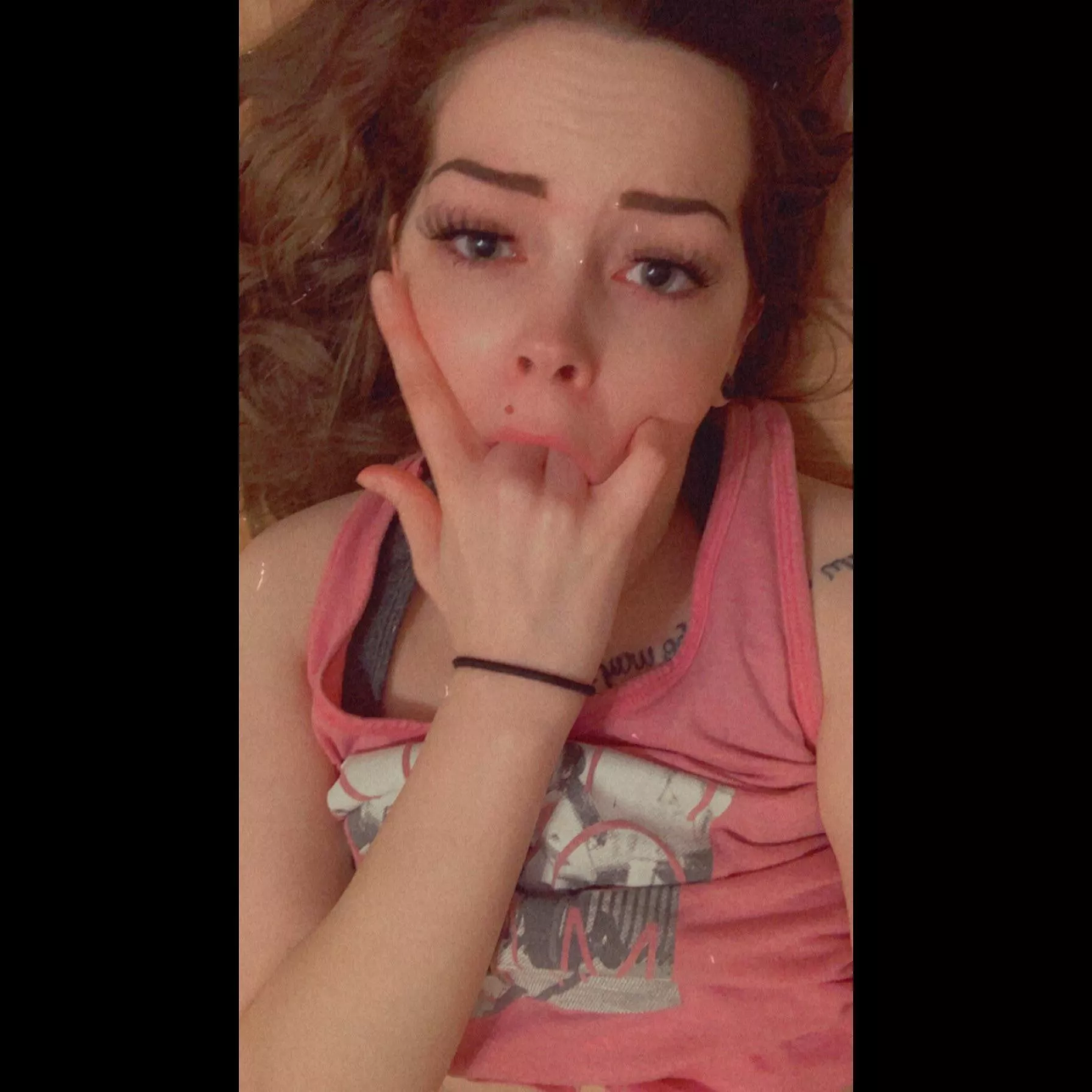 Being a good girl and gagging myself