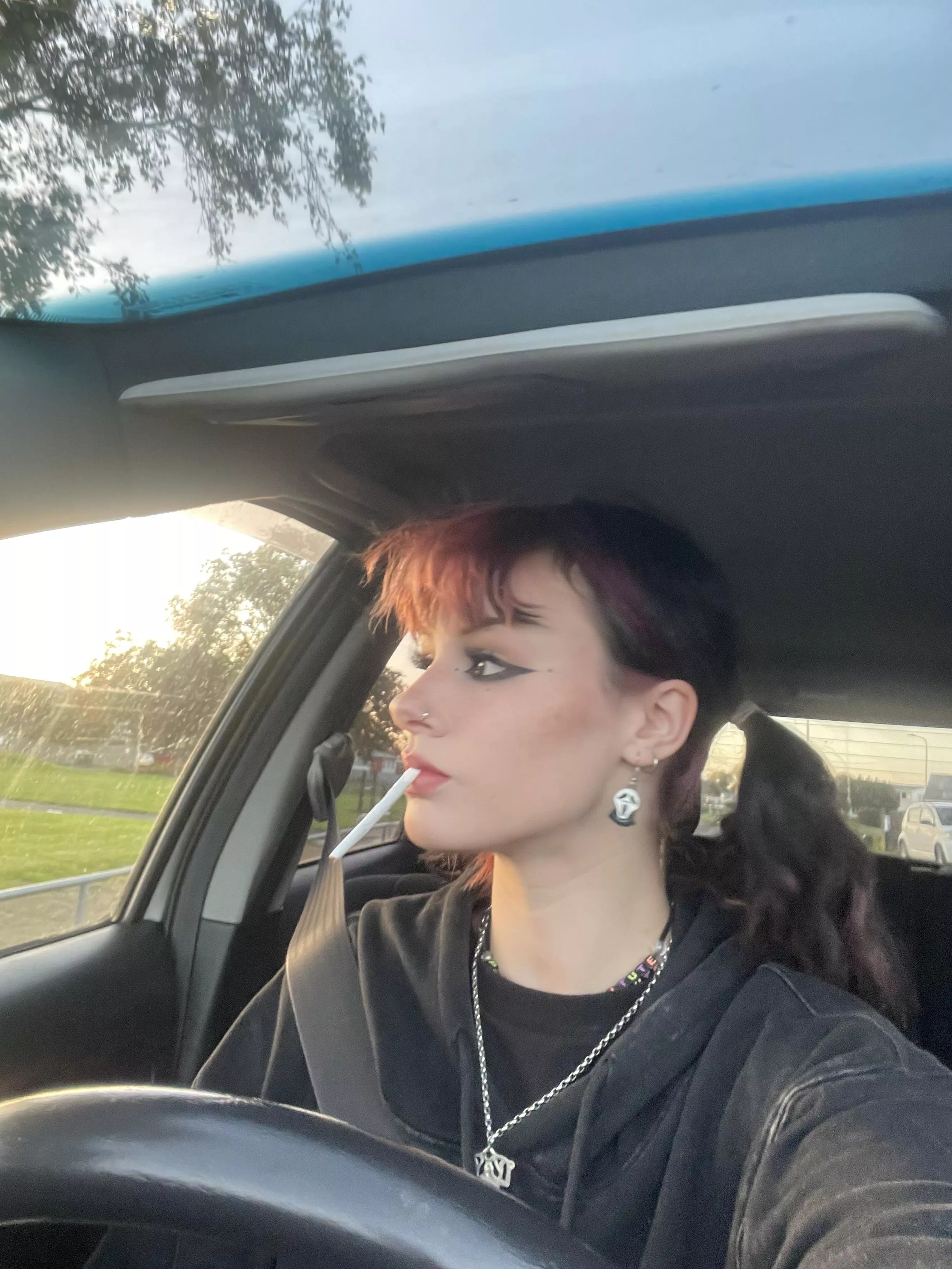 Chainsmoking while driving