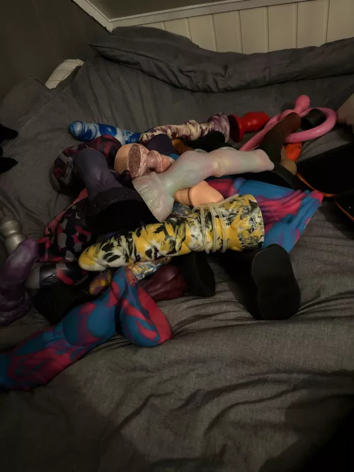 Currently weighing toys. Beyond 40kg. Bunch to go