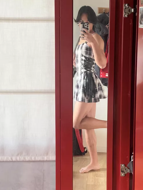 First dress that fits😊 open to ideas for new clothes I should try (no super revealing look suggestions tho plz)