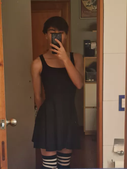 First time in a dress