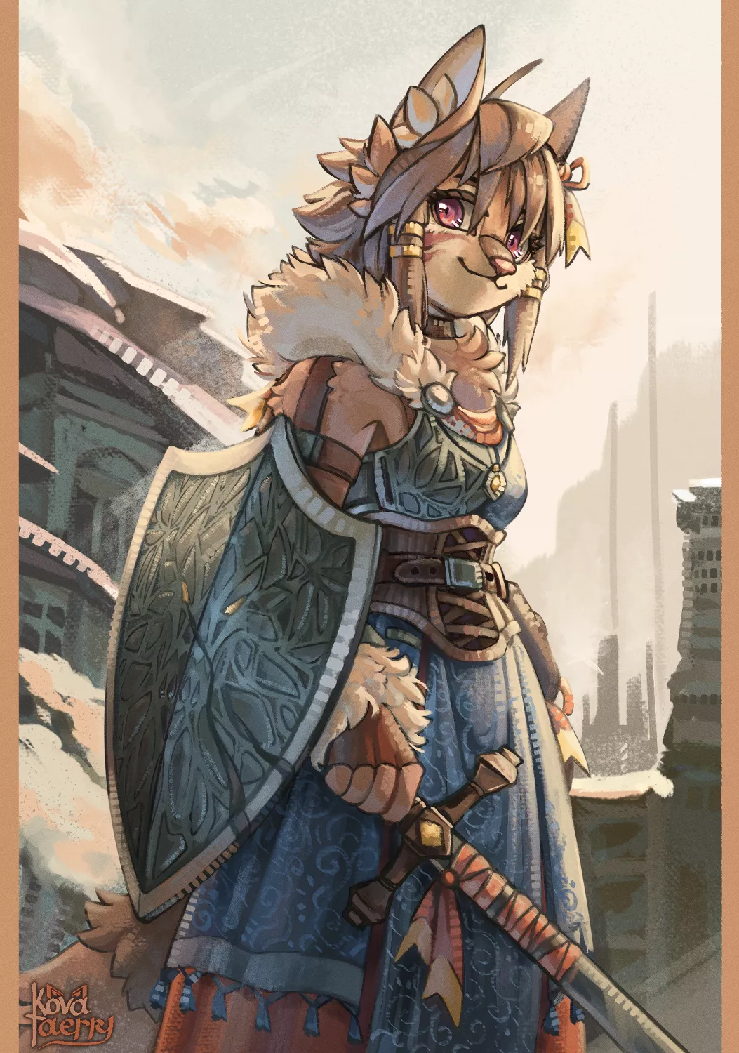 Fluffy cheeks [Art by me]