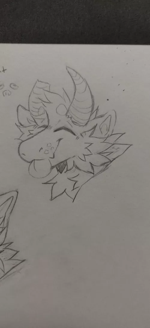 Fluffy dragon boy
