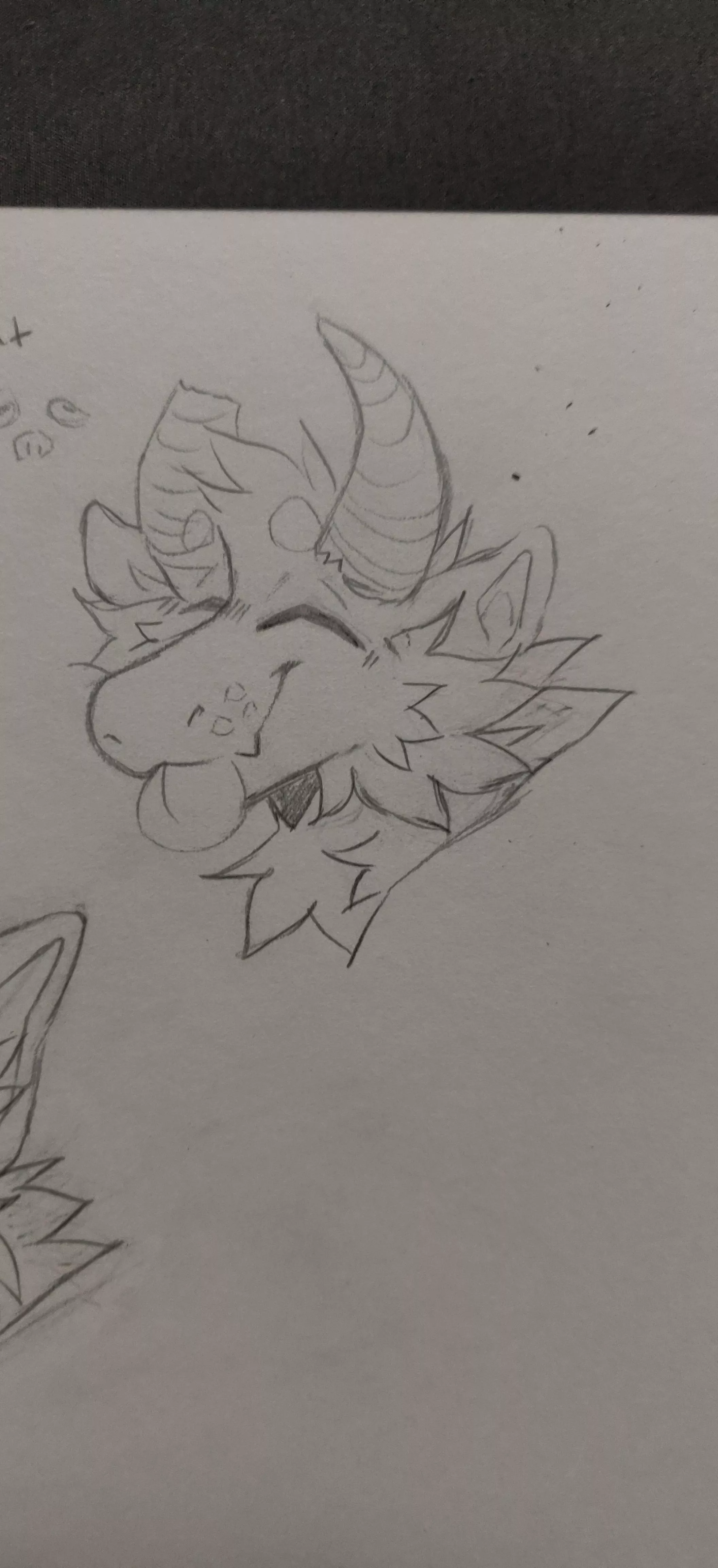 Fluffy dragon boy