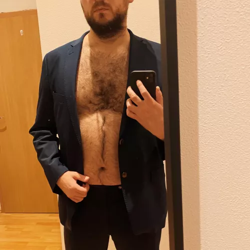 Getting dressed for work