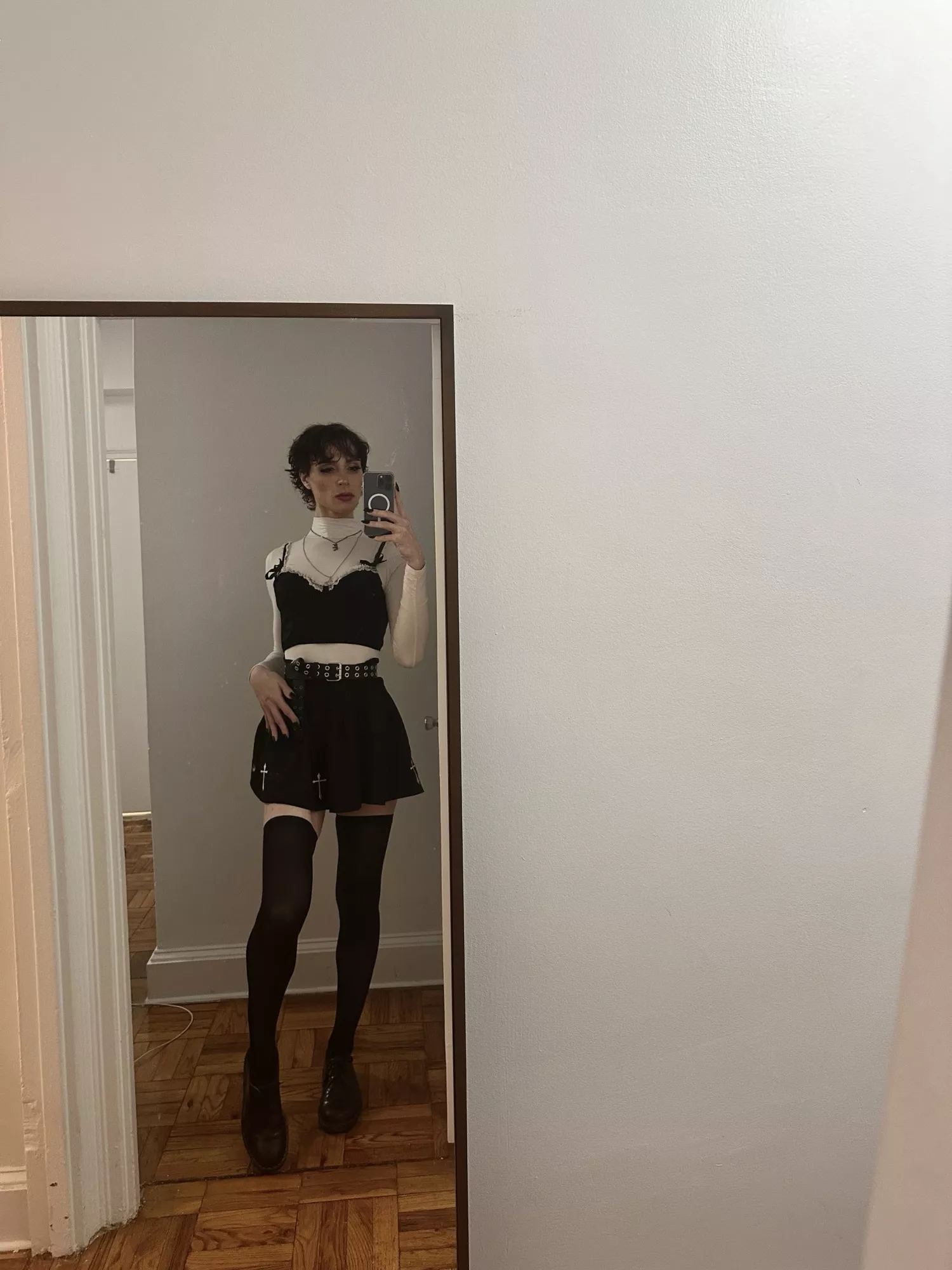 got dressed up and now i have to go to dinner 😱