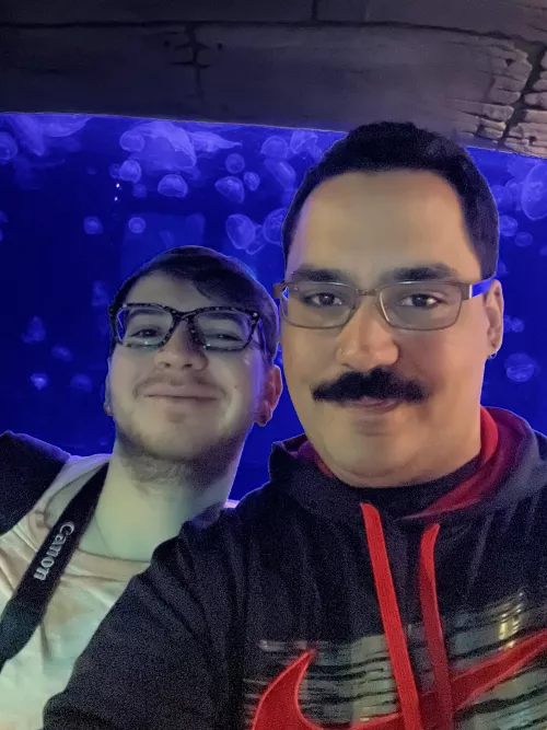 Had fun at the aquarium with my boyfriend