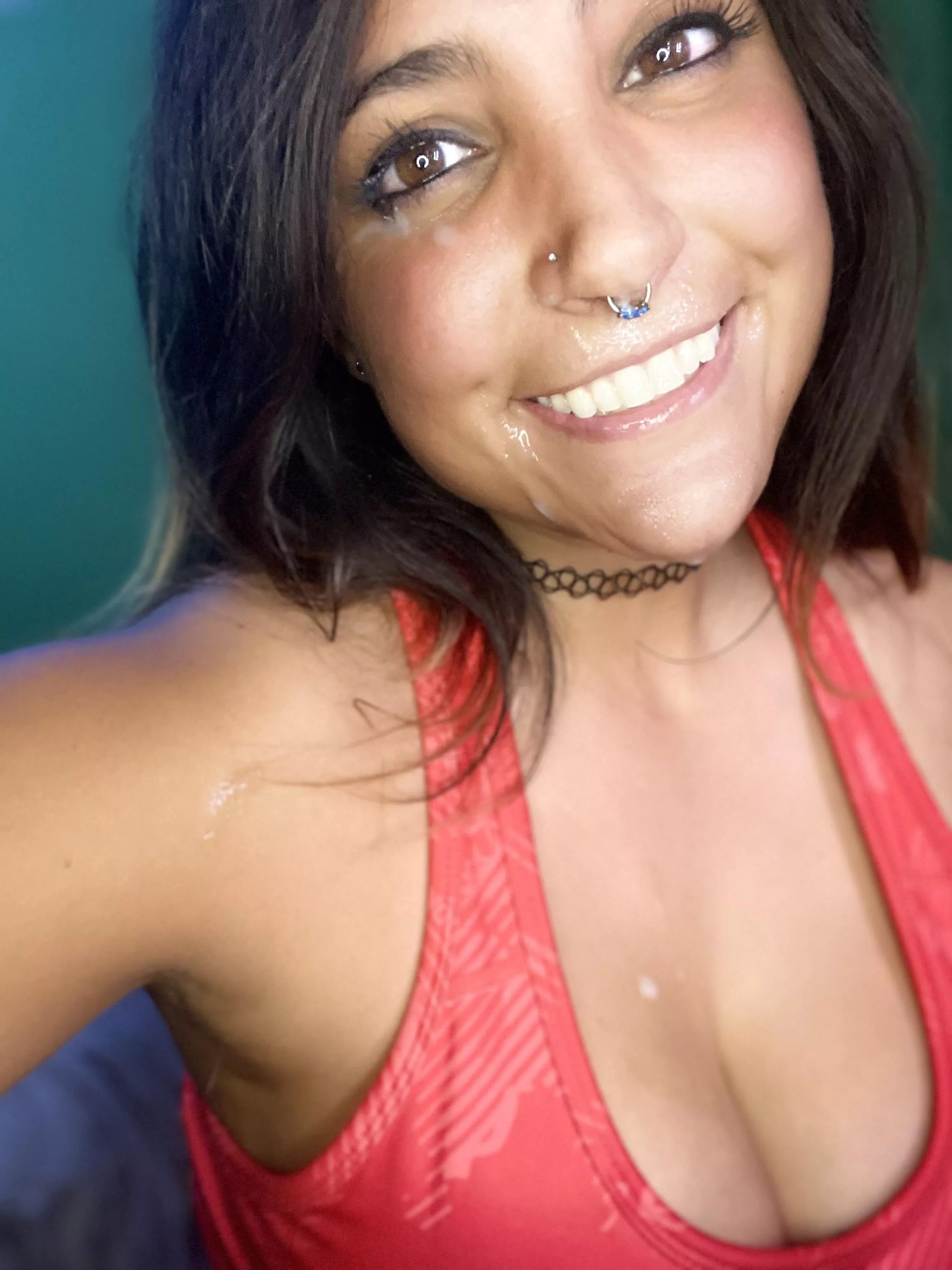 Happiest with cum on my face.