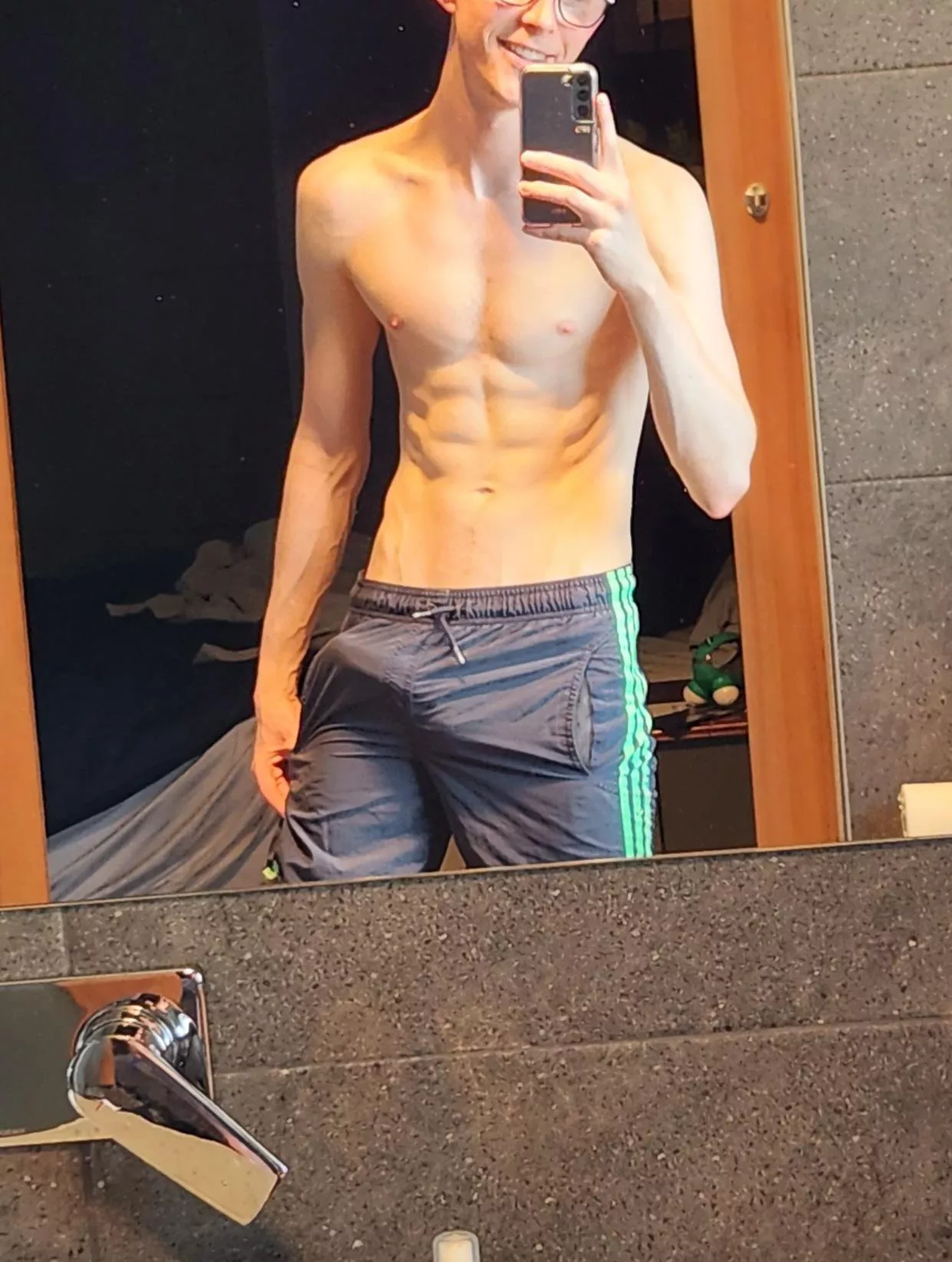 Hard to hide it during a workout